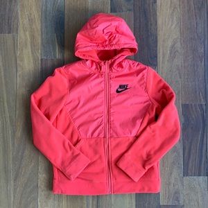 Boys Large Nike fleece jacket